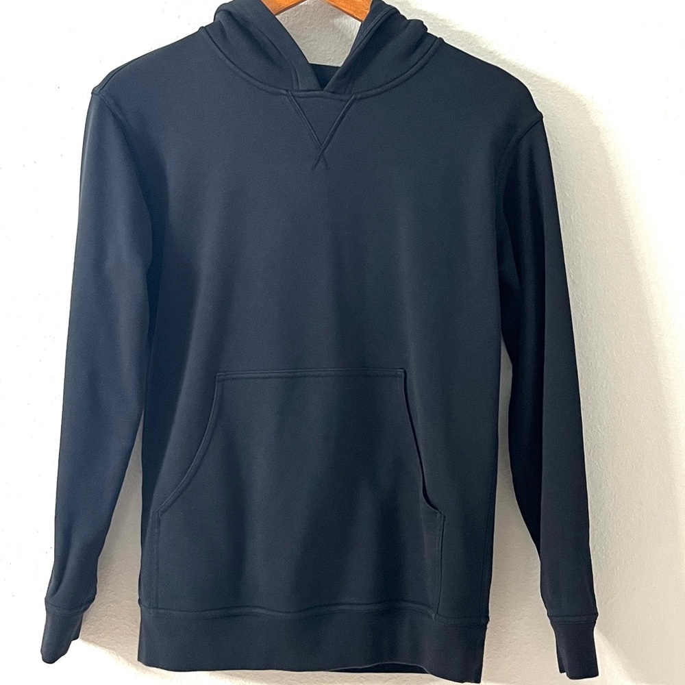 🍋Lululemon Loungefull Black Sweatshirt w Kangaroo pocket